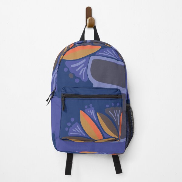 Item preview, Midnight, abstract floral on purple and dark blue designed and sold by Susan Marie Williams.