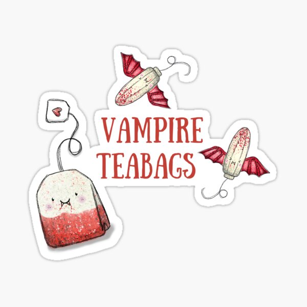 Item preview, Vampire Teabags designed and sold by @ south_beach_doodles.