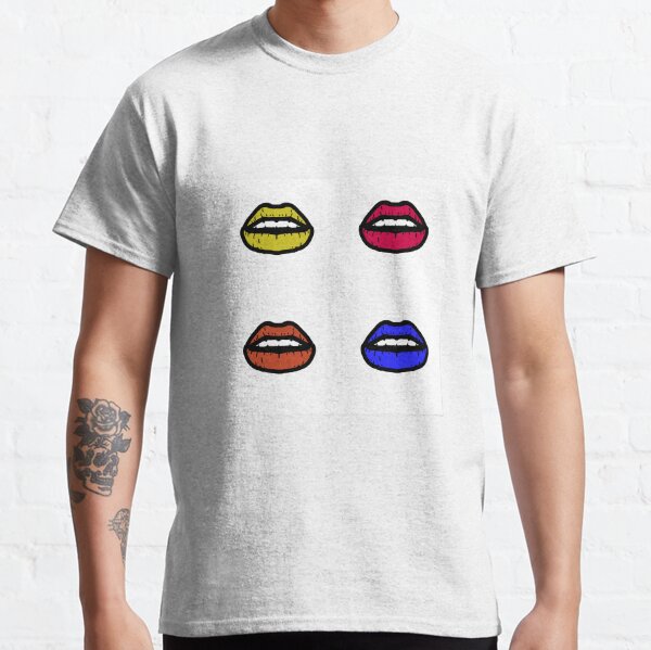 Pretty Neon Lips Classic T-Shirt