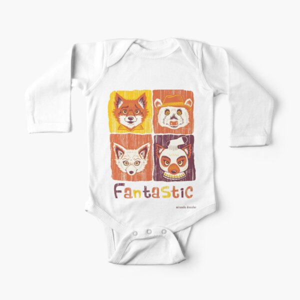 Fantastic Mr. Fox Long Sleeve Baby One-Piece