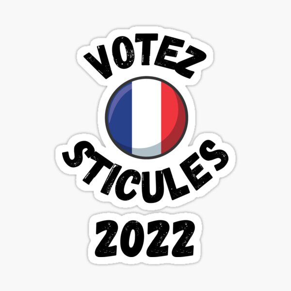 Votez sticules 2022 Sticker