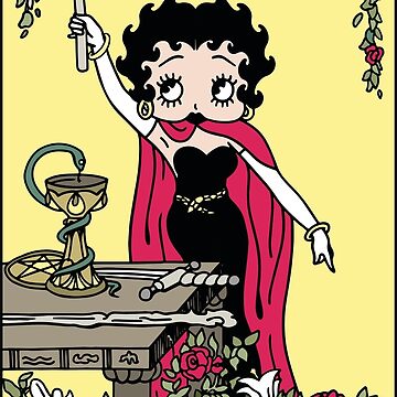 Artwork thumbnail, Betty Boop Tarots: The Magician by Lucy Faery