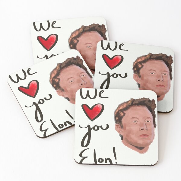 Item preview, We Love You Elon! -Day 9 of Nawaphon's Everydays designed and sold by nawaphon.