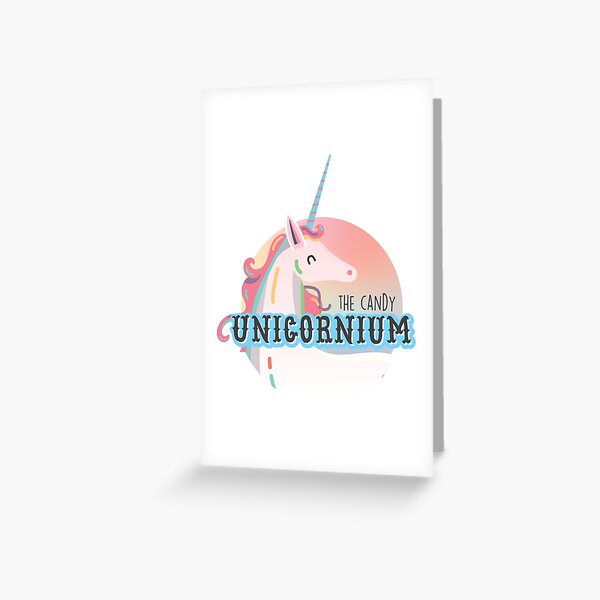 "The Candy Unicornium Logo" Greeting Card for Sale by CandyUnicornium Redbubble