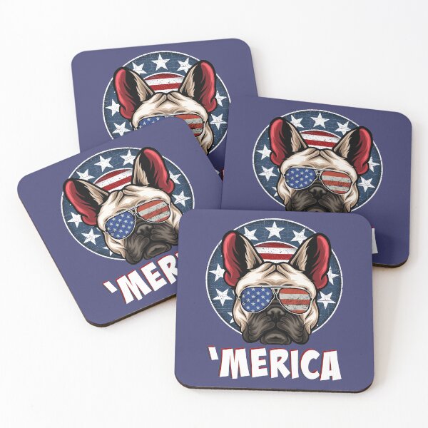 Item preview, Merica French Bulldog 4th of July Independence Day Frenchie  designed and sold by wdyoungblood.
