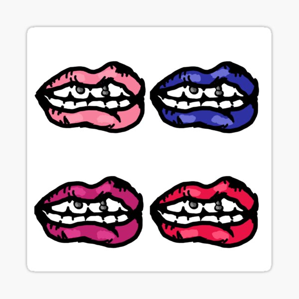 Punk Lips Sticker