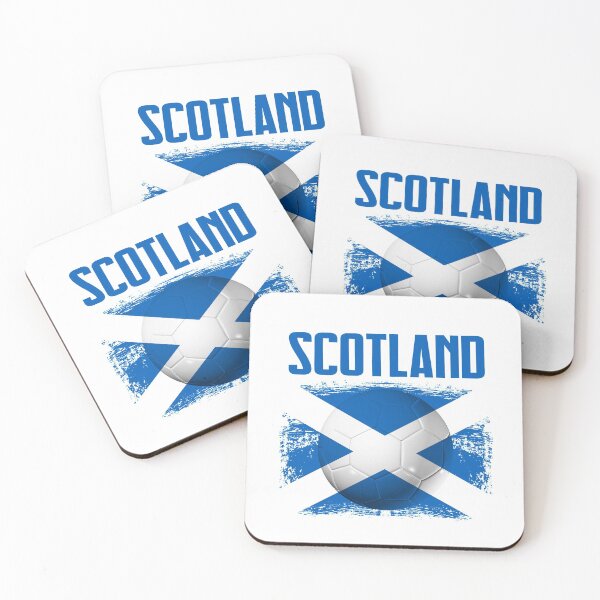 Item preview, Scotland European Football 2020 Blue in White designed and sold by Uppercase Tees.