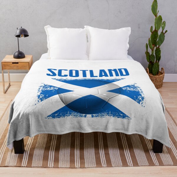 Item preview, Scotland European Football 2020 Blue in White designed and sold by Uppercase Tees.