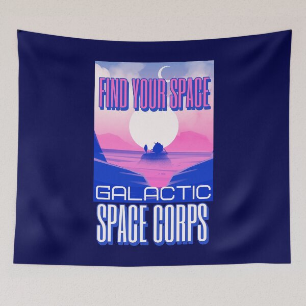 Item preview, Galactic Space Corps Recruitment Poster - Find Your Space designed and sold by CRHPOD20.
