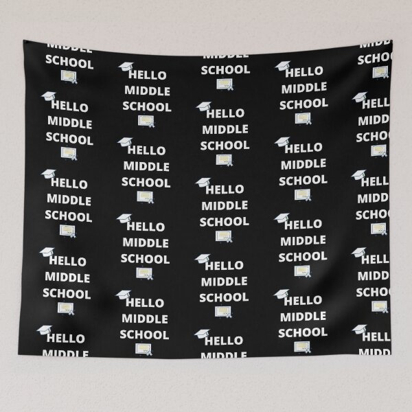 Item preview, hello middle school graduation elementary school designed and sold by travelnerd.