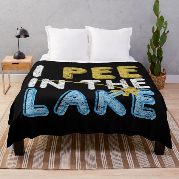 Item preview, I Pee In The Lake Funny Summer Swimming Water Design designed and sold by modernfamgear.