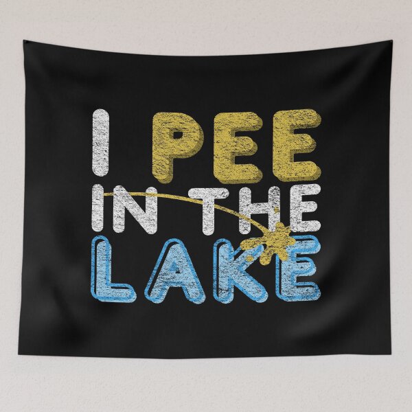 Item preview, I Pee In The Lake Funny Summer Swimming Water Design designed and sold by modernfamgear.