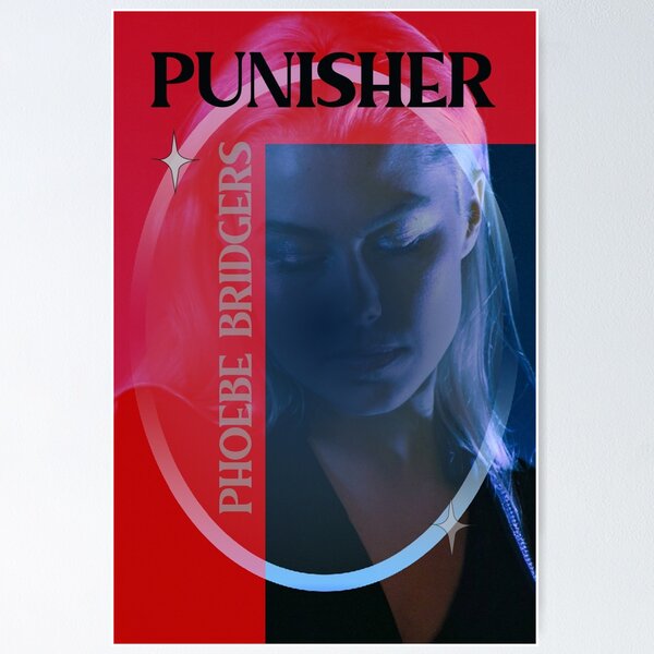 Item preview, phoebe bridgers punisher poster designed and sold by evaschroeder.