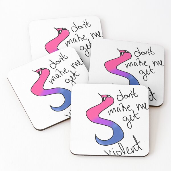 Item preview, don't make me get violent bi worm designed and sold by olispecter.