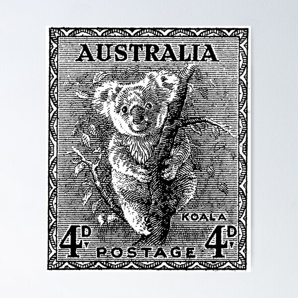 Item preview, Koala Classic Stamp designed and sold by makari.