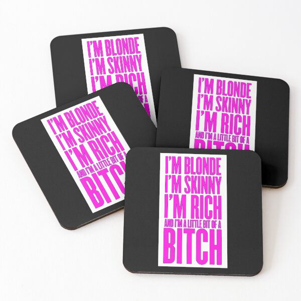 Item preview, Im Blonde I'm Skinny I'm Rich (White BG) designed and sold by Dolls X Beauty.