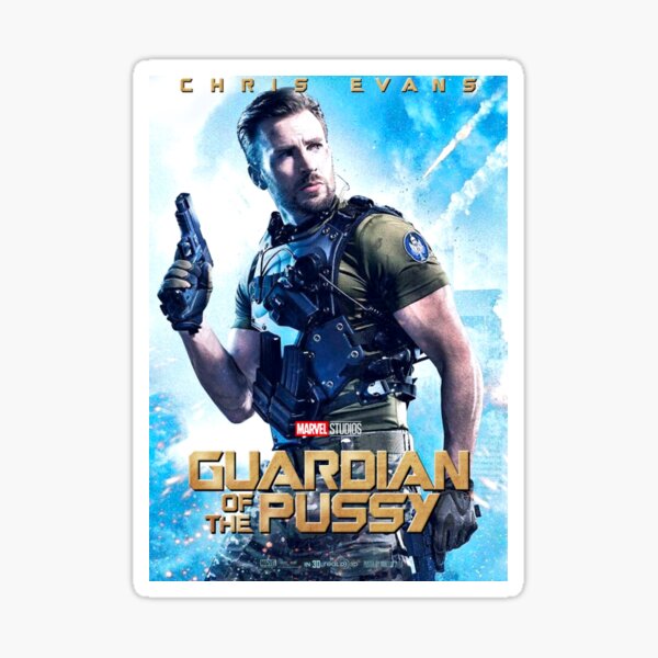chris guardian cat Sticker