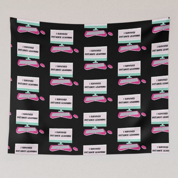 Item preview, I survived distance learning designed and sold by travelnerd.