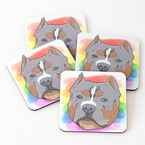 Item preview, Pride tricolor American bully  designed and sold by LeahcarsArt.