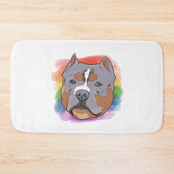 Item preview, Pride tricolor American bully  designed and sold by LeahcarsArt.