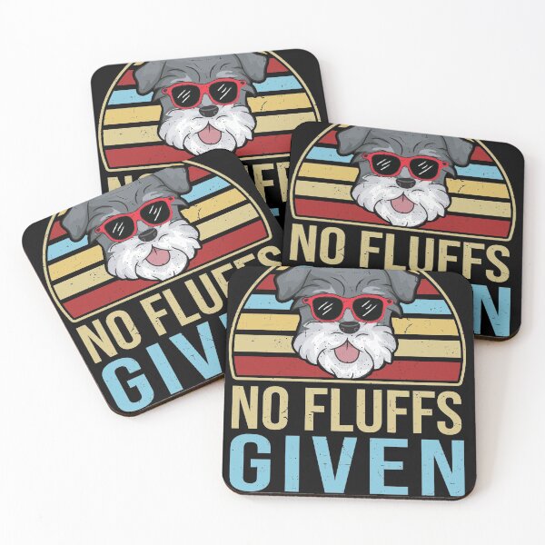 Item preview, Funny Vintage Miniature Schnauzer No Fluffs Given designed and sold by kennypet.