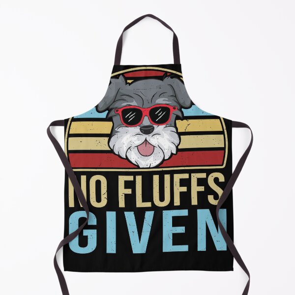Item preview, Funny Vintage Miniature Schnauzer No Fluffs Given designed and sold by kennypet.