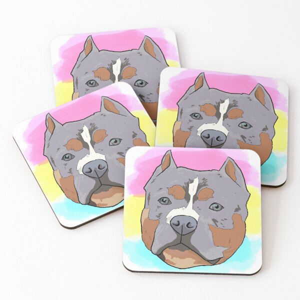 Item preview, Pansexual American bully pride dog designed and sold by LeahcarsArt.