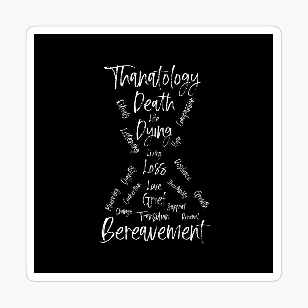 Thanatology Word Bubble Art Poster For Sale By Thanswagger Redbubble