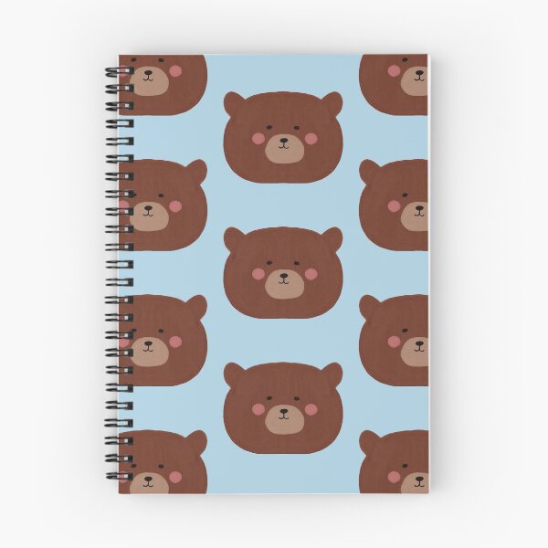 Item preview, Cute blushing brown bear head designed and sold by mybearshop.