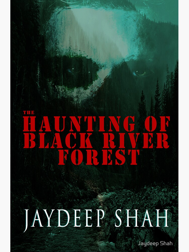 Thumbnail 3 of 3, Sticker, The Haunting of Black River Forest designed and sold by jaydeepshah.