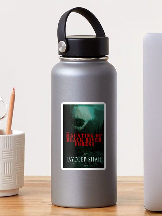 Thumbnail 1 of 3, Sticker, The Haunting of Black River Forest designed and sold by jaydeepshah.