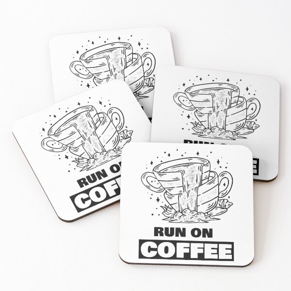 Item preview, I Run On Coffee designed and sold by Wachi-A.