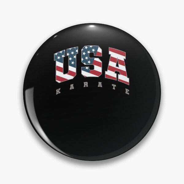 Item preview, USA Karate American Flag Team Sport Athlete designed and sold by ibeargifts.