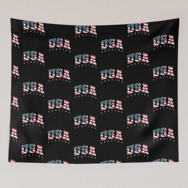 Item preview, USA Surfing Surf American Flag Team Sport Athlete designed and sold by ibeargifts.
