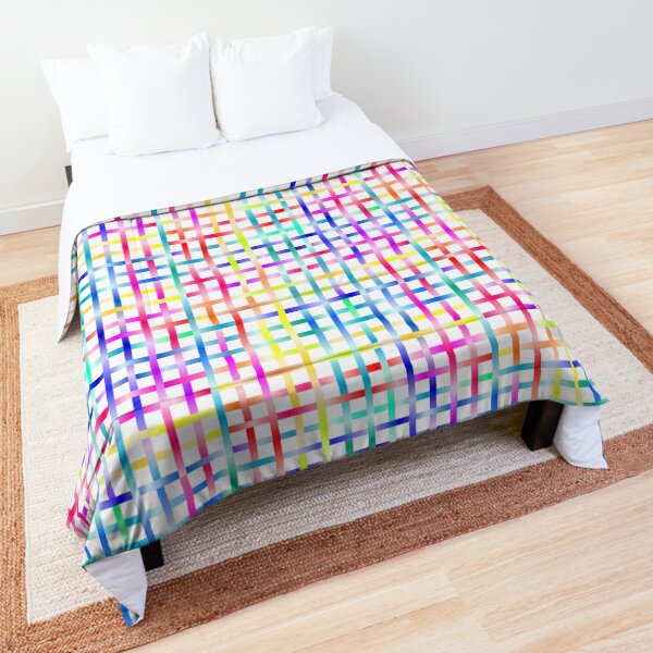 Strips Rainbow Comforter