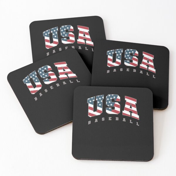 Item preview, USA American Flag Team Sport Baseball Softball designed and sold by ibeargifts.