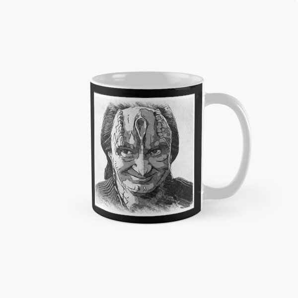 Item preview, Space Murder LIzard Spy Smirking Black and White Ink and Charcoal  designed and sold by orionlodubyal.