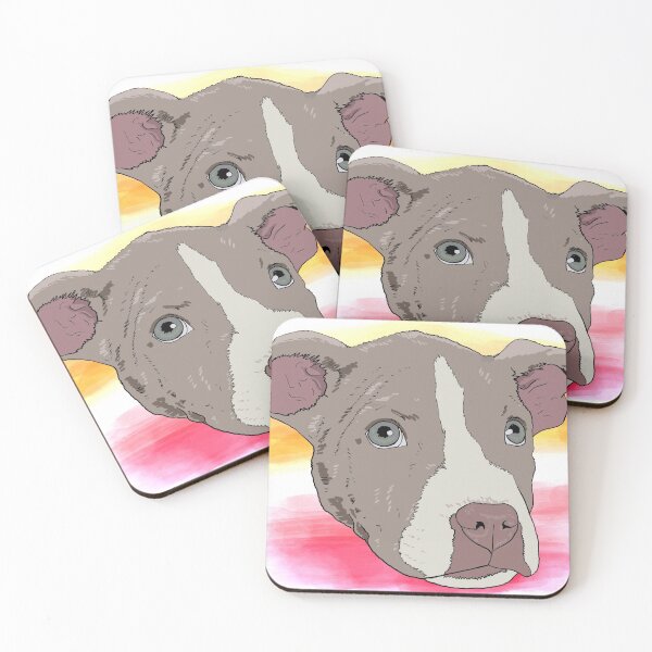 Item preview, Lesbian pride pitbull puppy  designed and sold by LeahcarsArt.