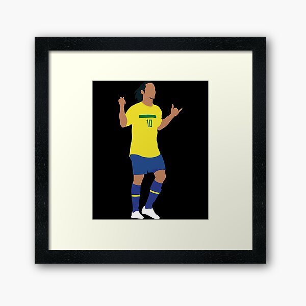 Ronaldinho Brazil Joga Bonito Framed Art Print for Sale by