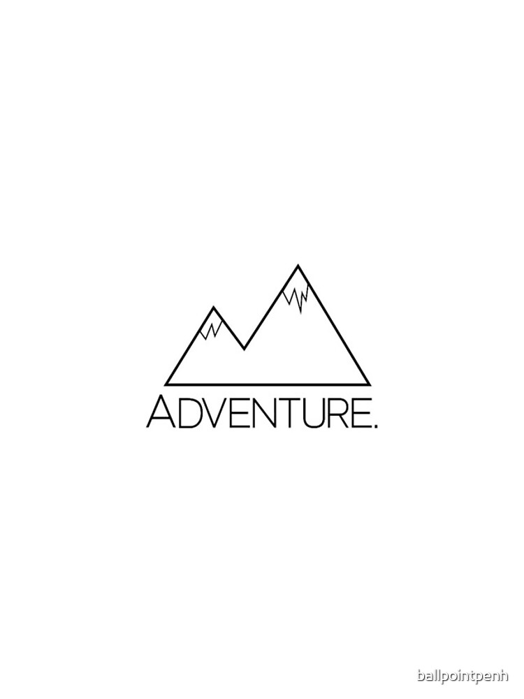 Thumbnail 4 of 4, iPhone Case, Adventure Sticker designed and sold by ballpointpenh.