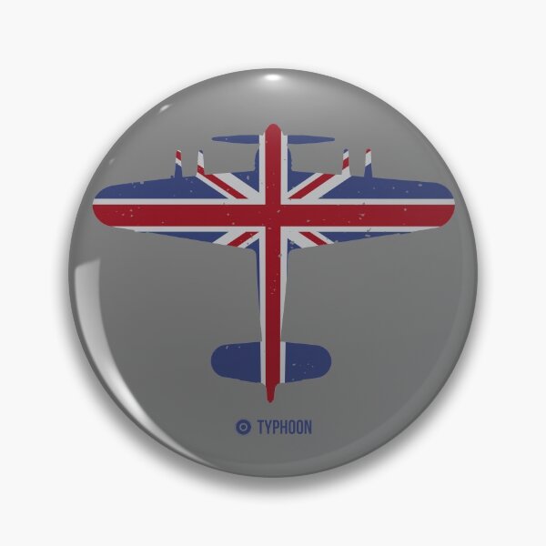 Item preview, RAF Typhoon Top View Silhouette Union Jack Flag designed and sold by artbyedo.