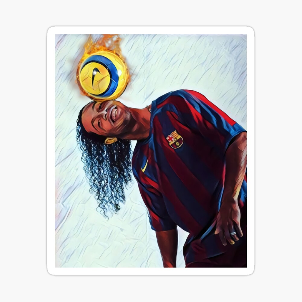 Wallpaper Ronaldinho Art Poster For Sale By Hdolphhumb Redbubble