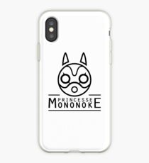 Princess Mononoke black iPhone Case
