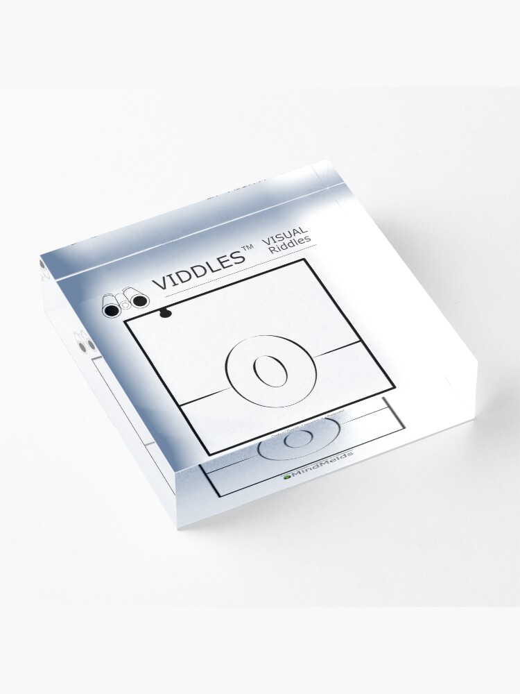 Alternate view of Viddle - Visual Riddles Cowboy Acrylic Block