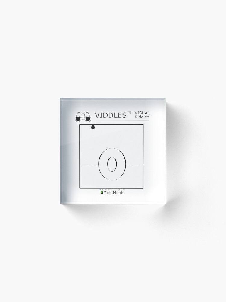 Alternate view of Viddle - Visual Riddles Cowboy Acrylic Block