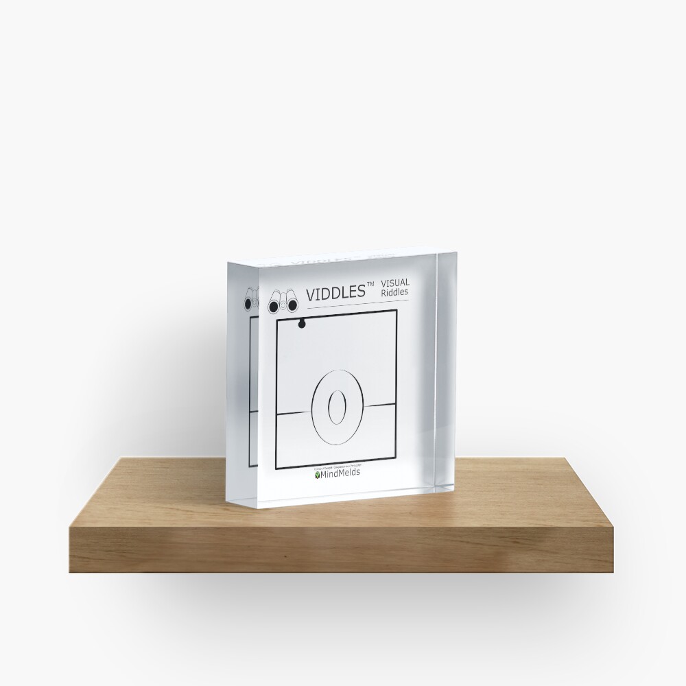 Viddle - Visual Riddles Cowboy Acrylic Block