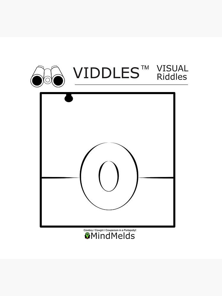 Viddle - Visual Riddles Cowboy by ThinkinClothing
