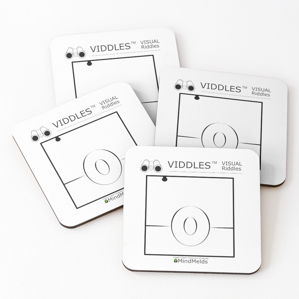 Item preview, Coasters (Set of 4) designed and sold by ThinkinClothing.