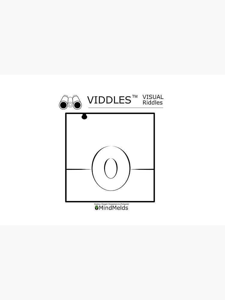Viddle - Visual Riddles Cowboy by ThinkinClothing