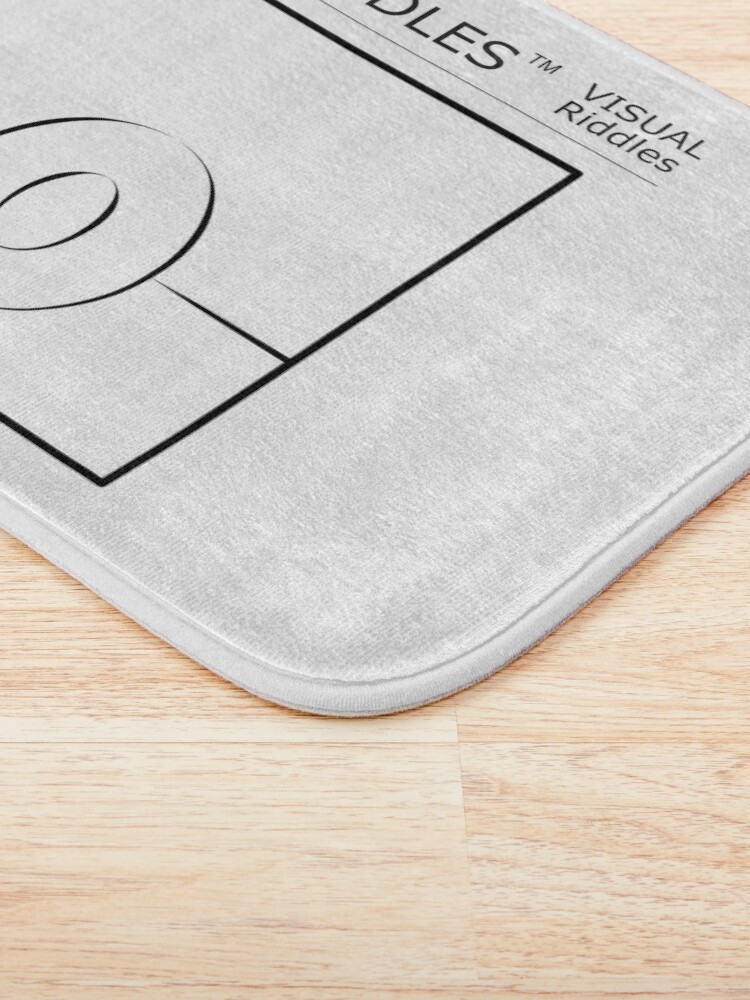 Alternate view of Viddle - Visual Riddles Cowboy Bath Mat